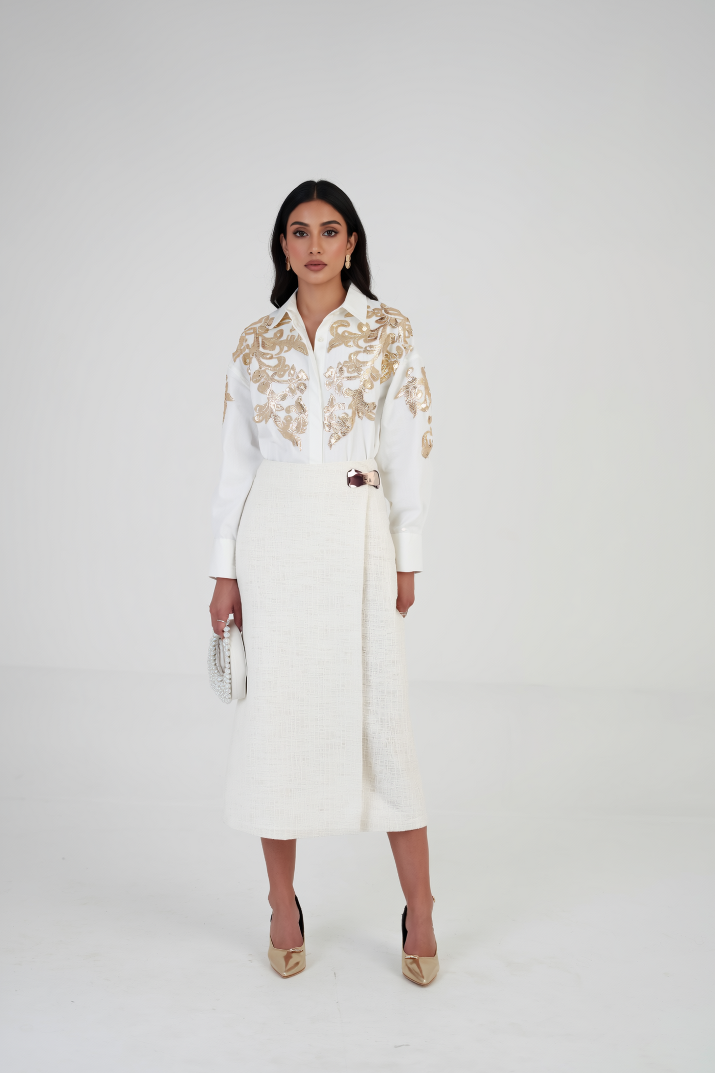 Sophisticated Wrap Skirt