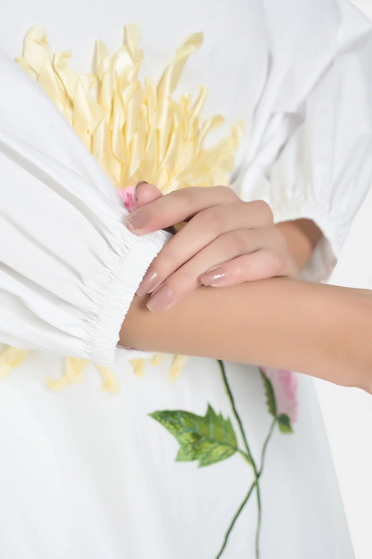 White Ribbon Summer Shift Dress