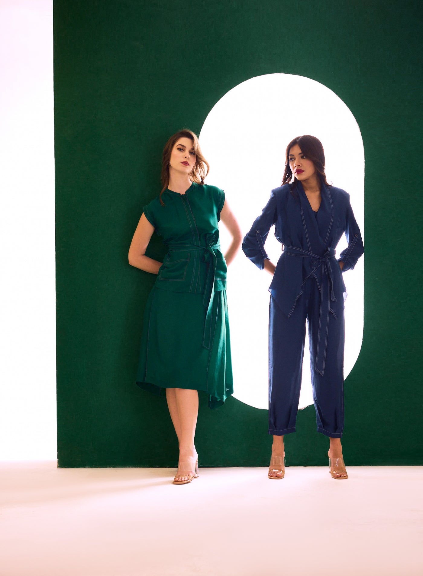 Emerald Green Visionary Skirt Set