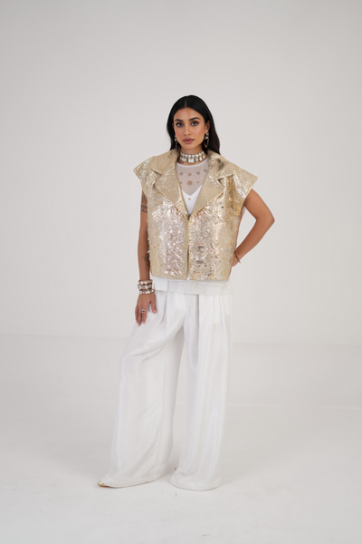 Moon Bloom Jacket with Cutwork