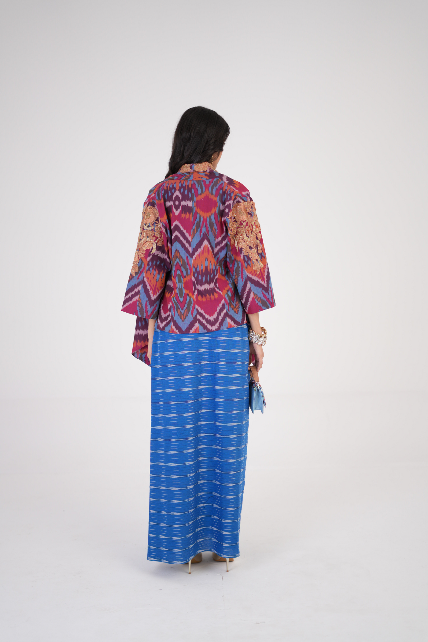 Crafted Grace Cape and Skirt Set