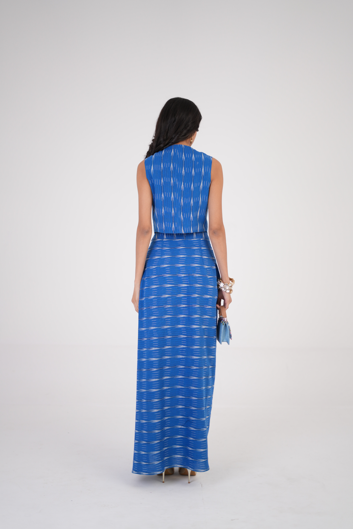 Crafted Grace Cape and Skirt Set