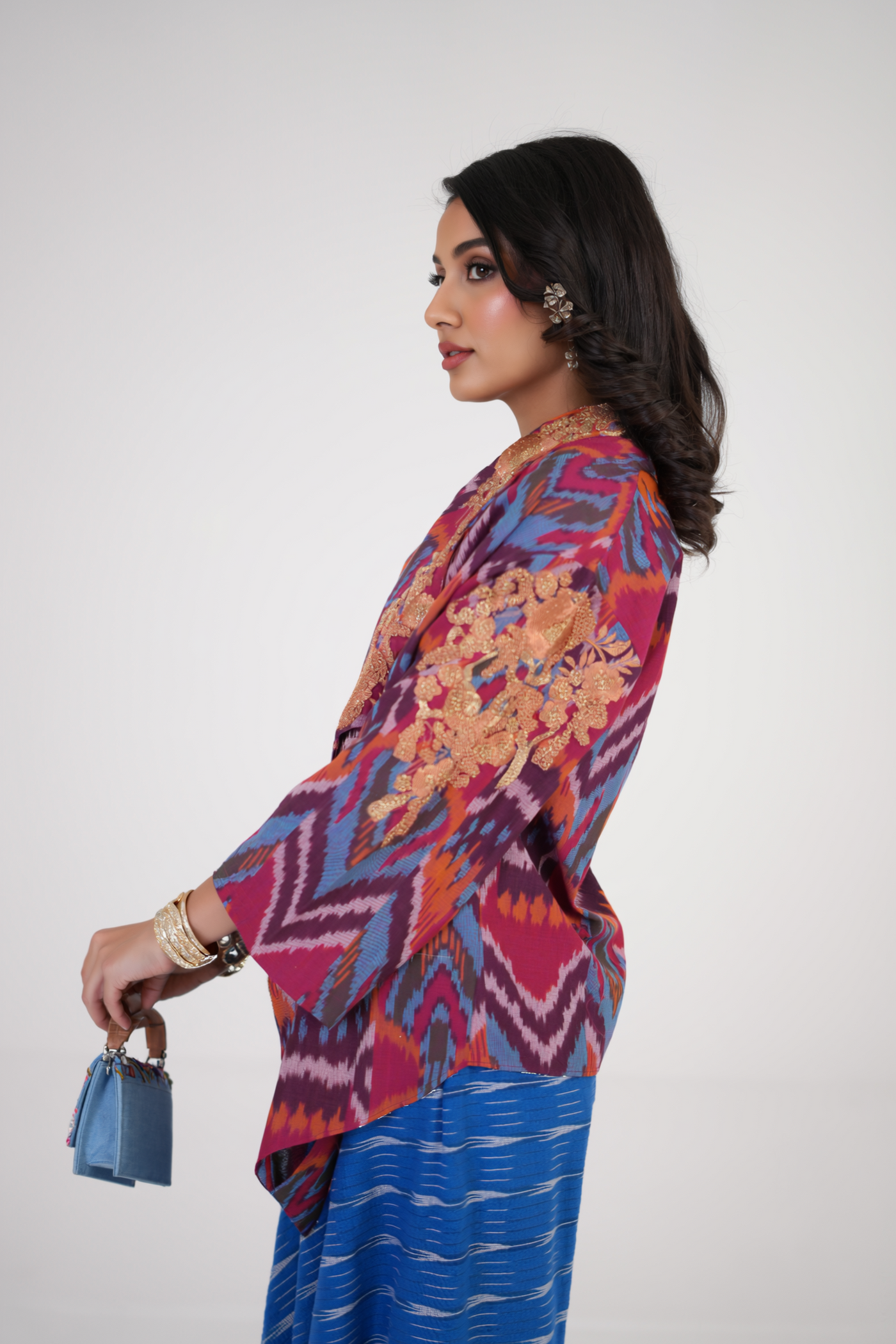 Crafted Grace Cape and Skirt Set