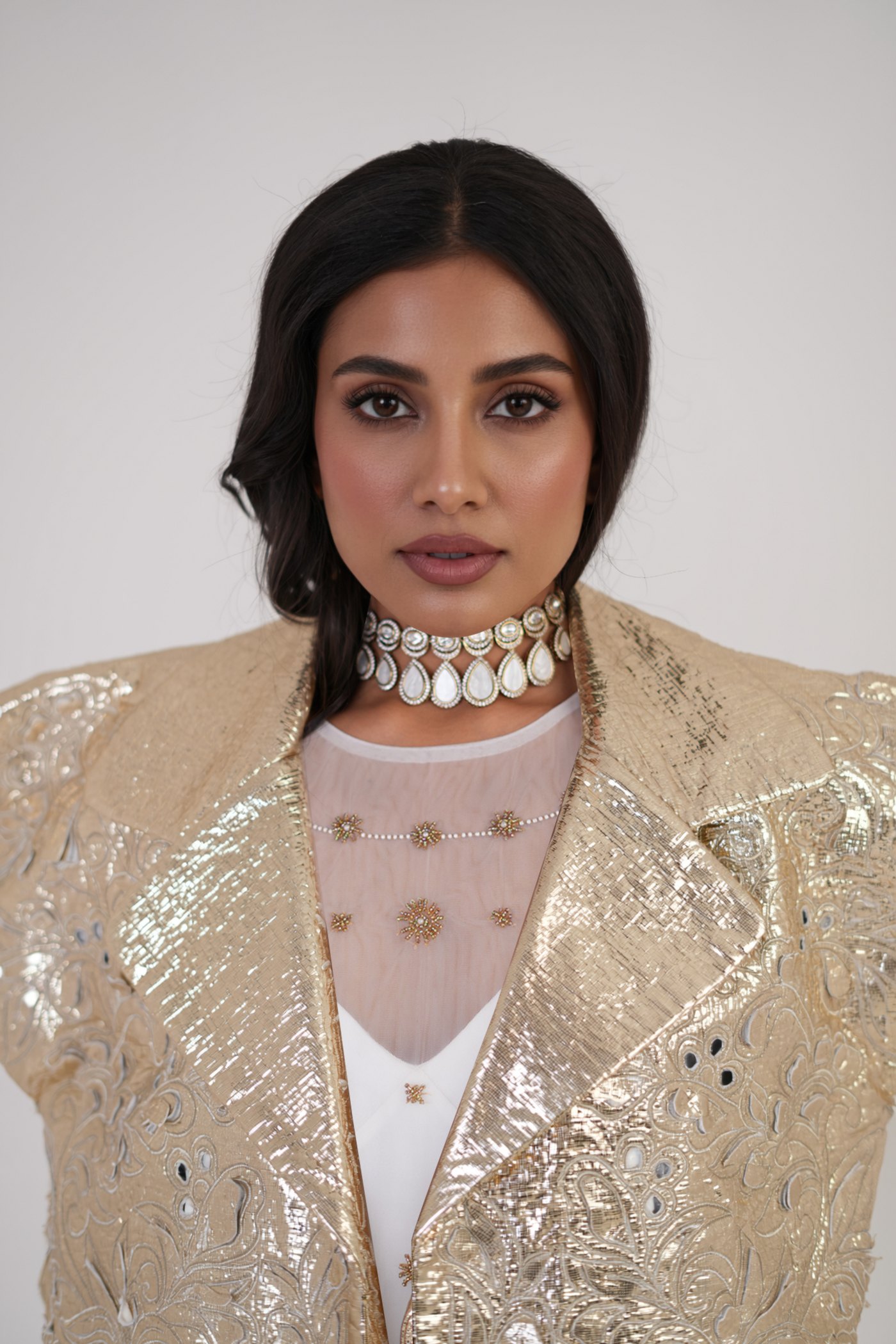 Moon Bloom Jacket with Cutwork