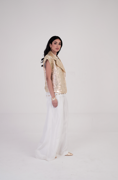 Moon Bloom Jacket with Cutwork