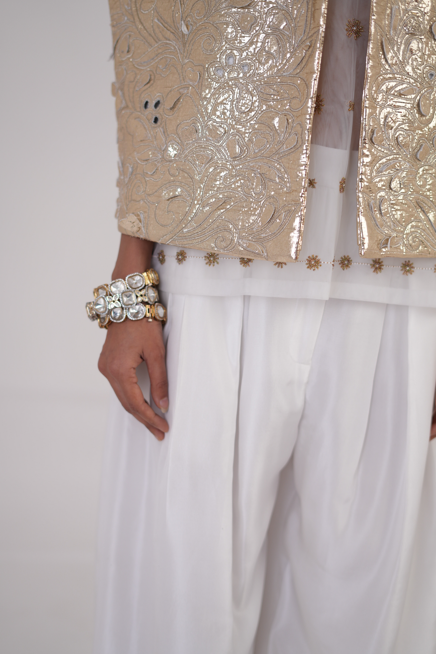 Moon Bloom Jacket with Cutwork