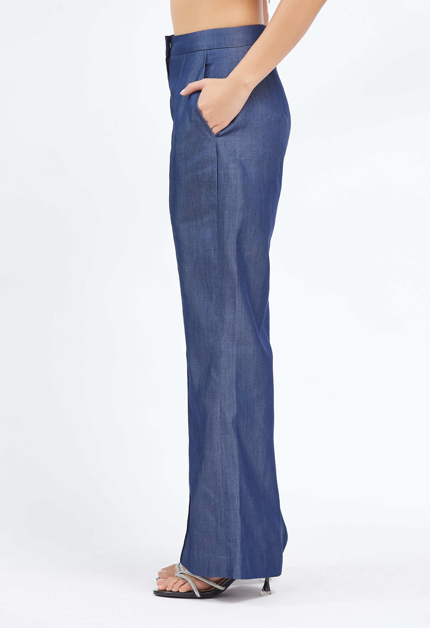 Denim Flared Pant