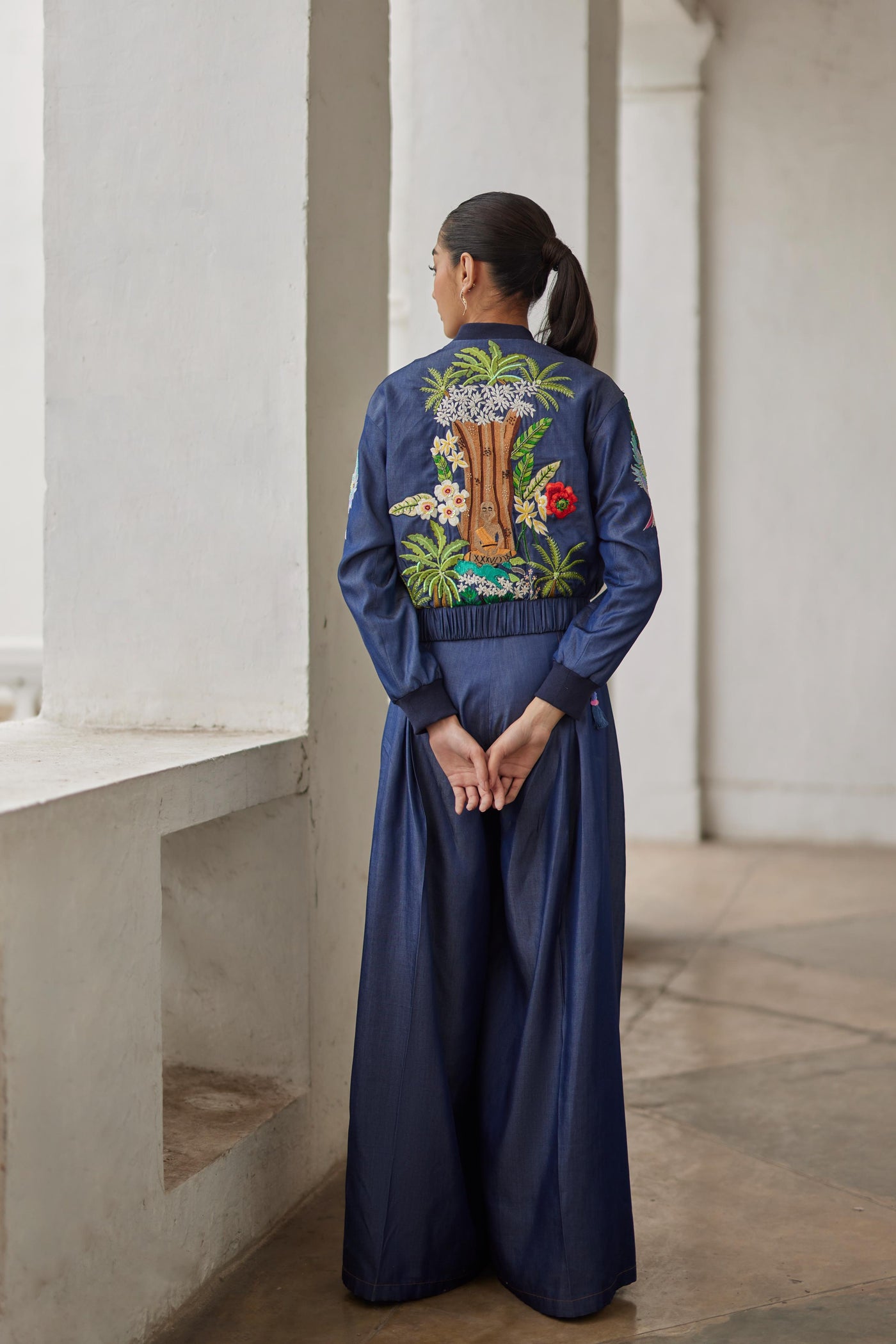 Denim Buda Jacket set