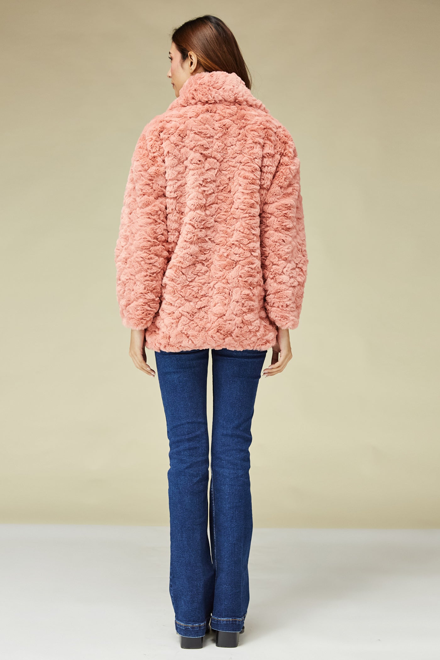 Blush Pink Fur Jacket, BeTrue, Be True