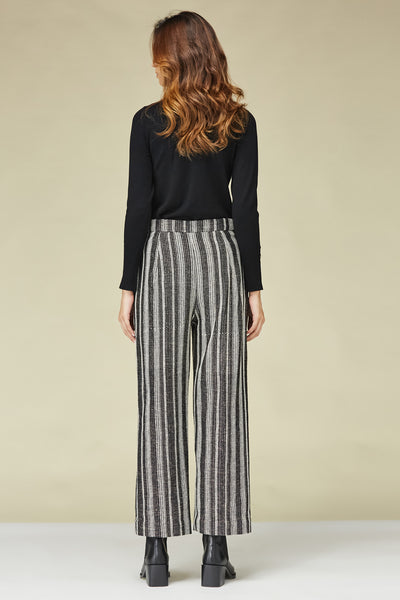 Black and Silver Handloom Pants