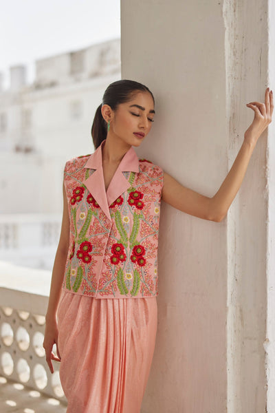 Peach Garden Waistcoat