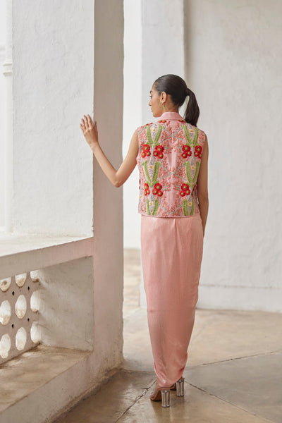 Peach Garden Waistcoat