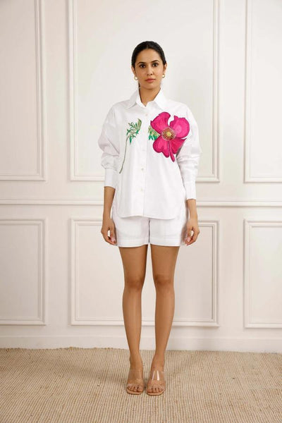 Pink Poppy Oversized Shirt