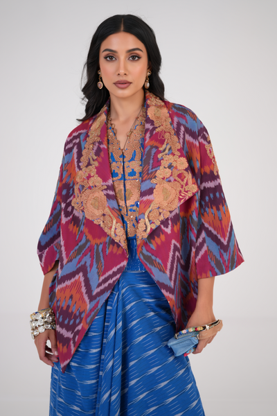 Crafted Grace Cape and Skirt Set