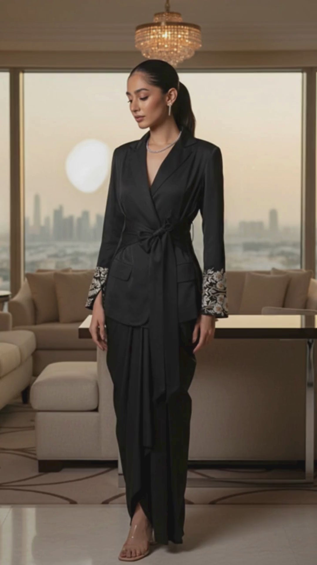 Black Camilla Jacket Set