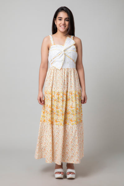 Sunshine Long Dress, bohemian style maxi dress with a twist, BeTrue, Be True