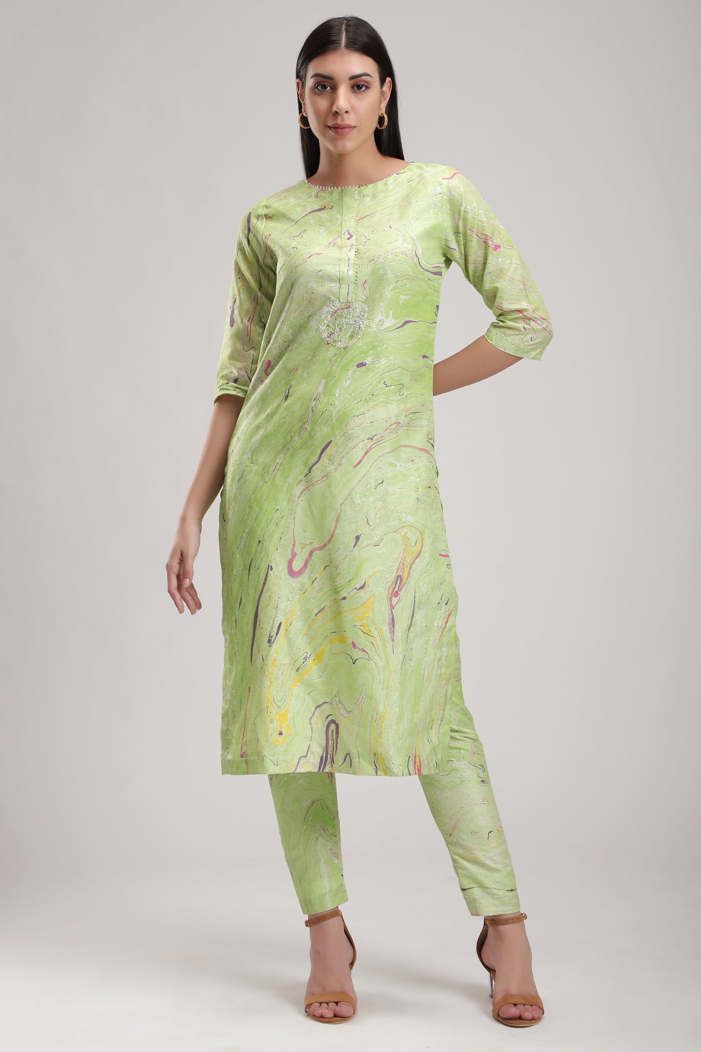 The Green Inde Marble Tunic Set, BeTrue, Be True