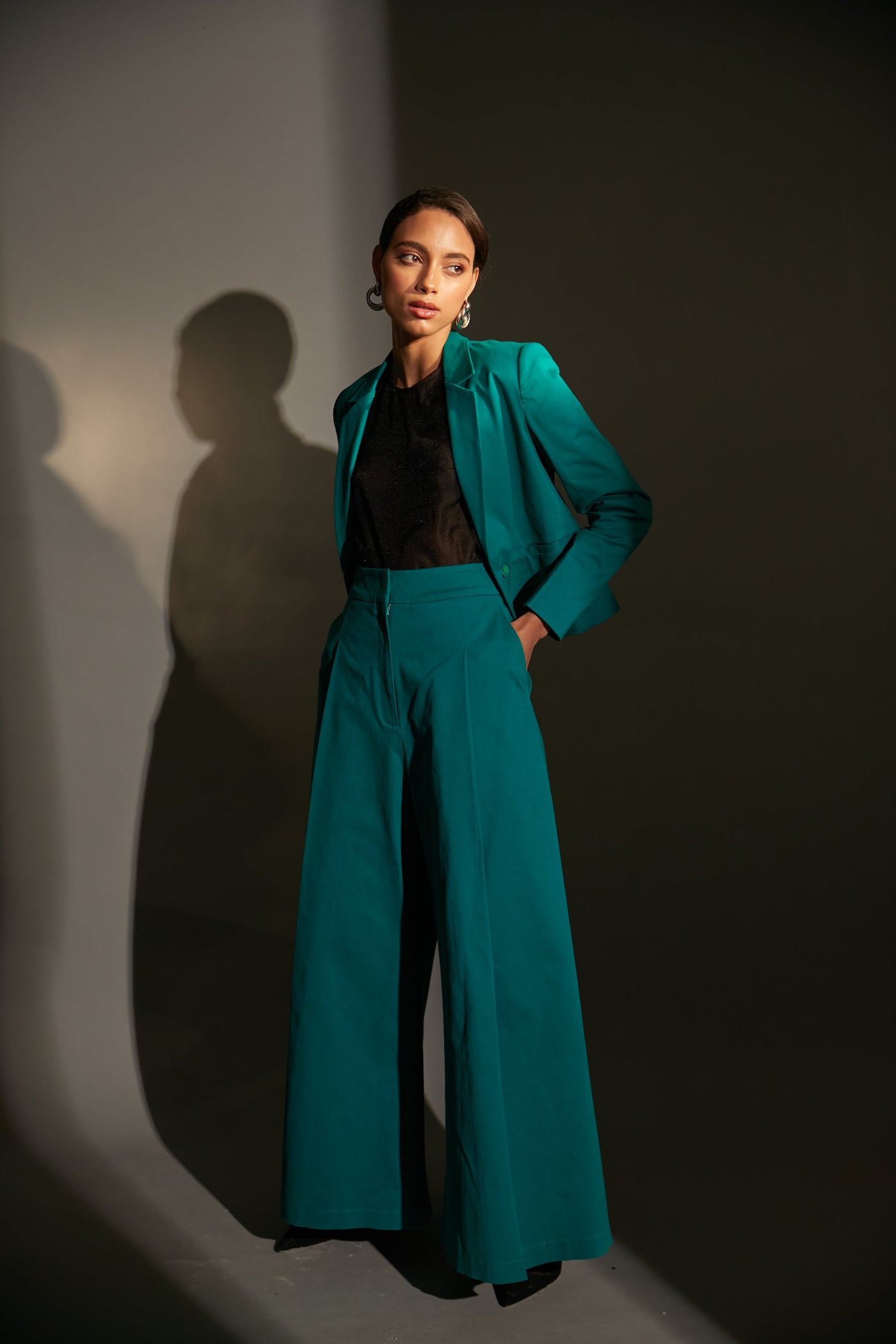 Jade blazer and Pallazo Pants