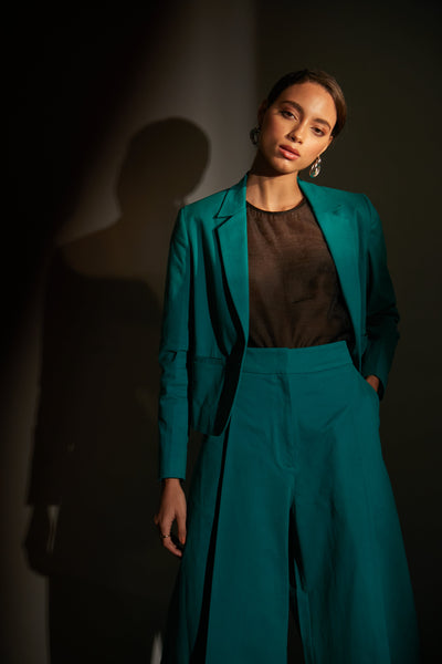 Jade blazer and Pallazo Pants