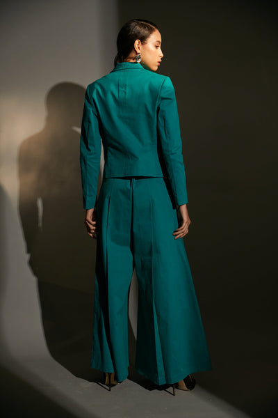 Jade blazer and Pallazo Pants